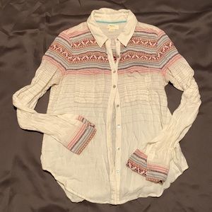 MAEVE by Anthropologie button down shirt